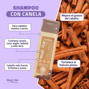 SHAMPOO CON CANELA